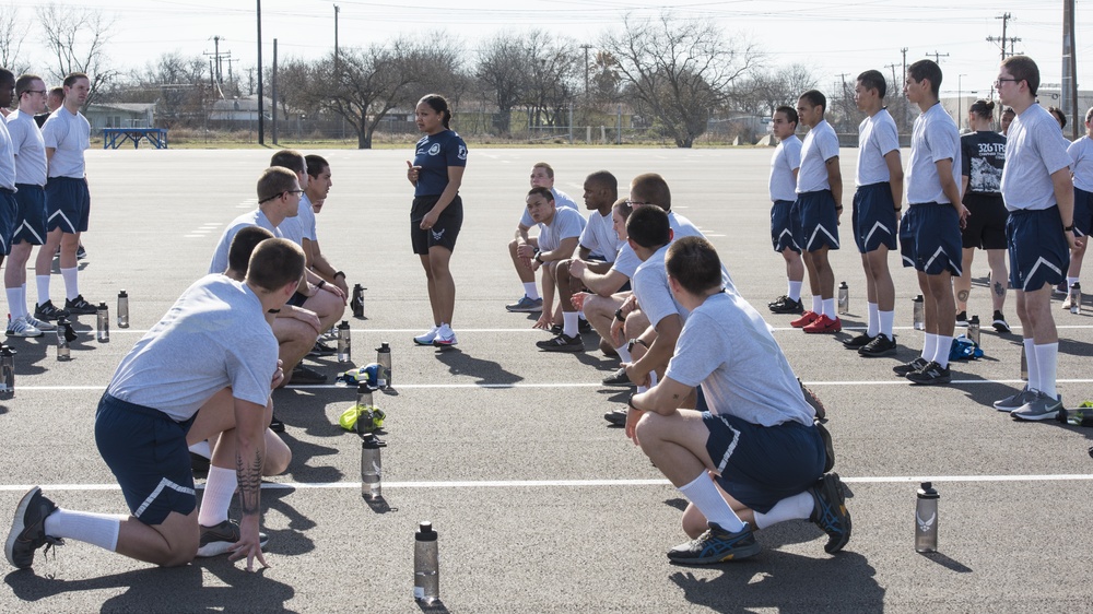 737 TRG runs in honor of Master Sgt. Chapman