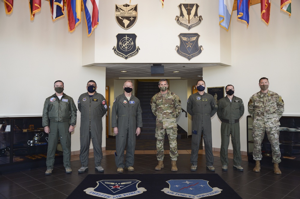 COMACC visits 12th Air Force (Air Forces Southern)