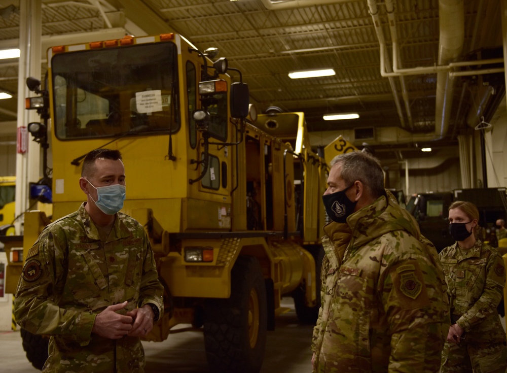 COMPACAF visits Eielson, talks Arctic Strategy and PACAF future