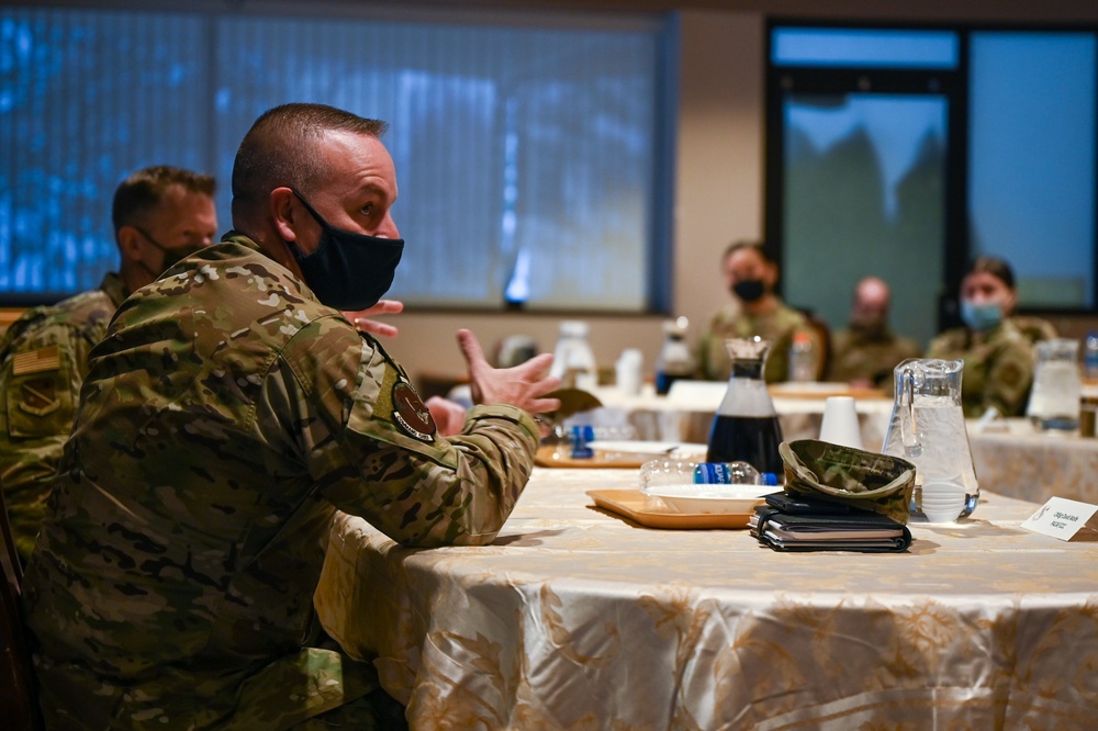 COMPACAF visits Eielson, talks Arctic Strategy and PACAF future