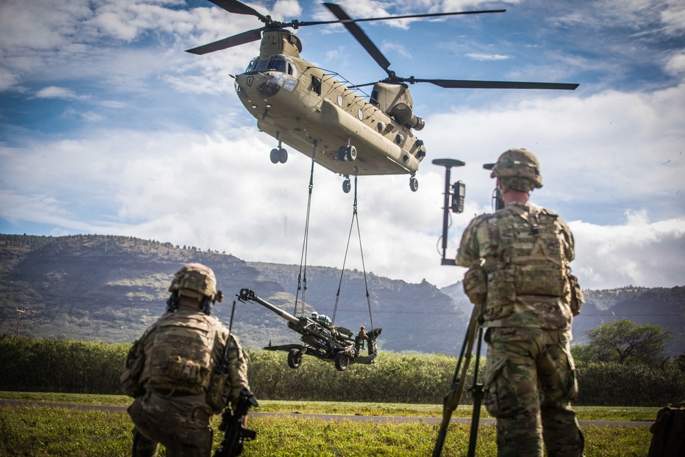 3-7 FA and 3-25 GSAB Air Assault Exercise
