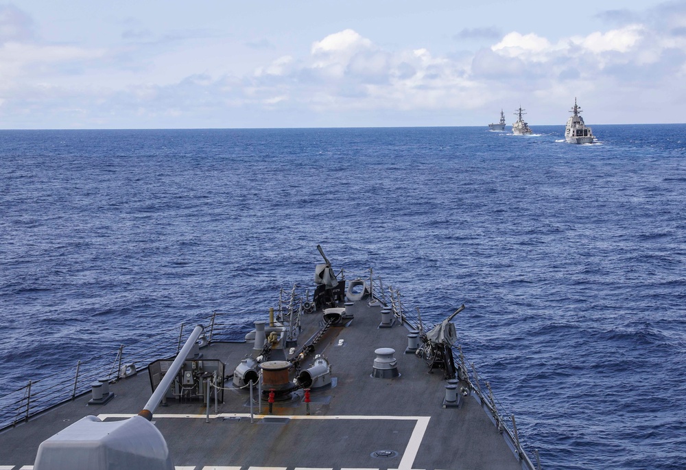 USS Benfold participates in BAWT 2021