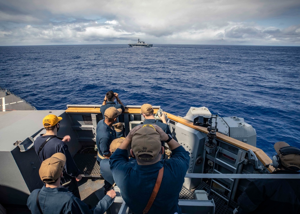 USS John S, McCain BAWT Group Maneuvering Exercise