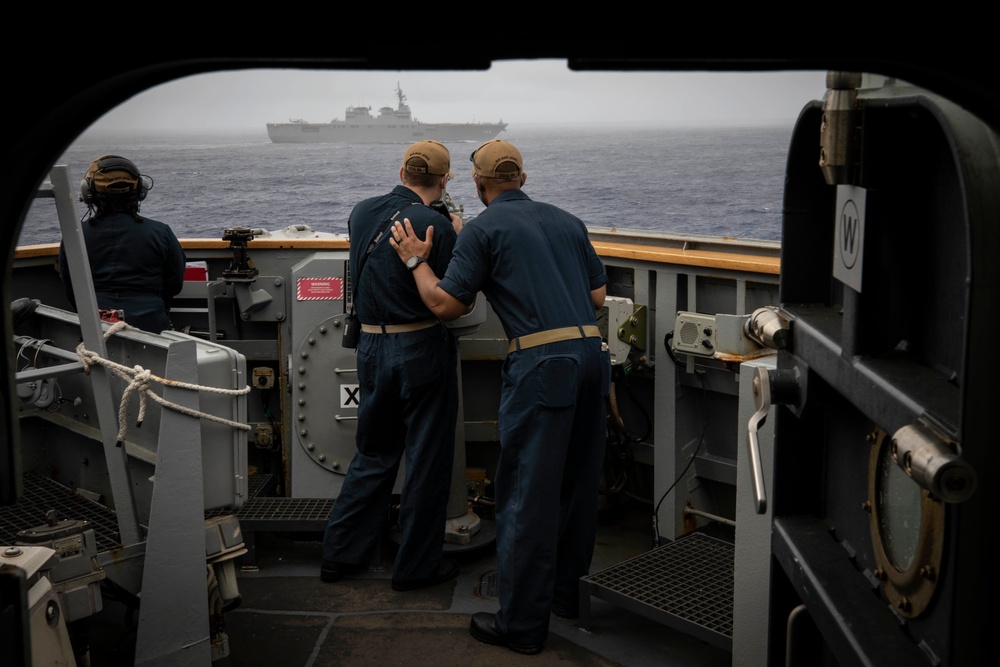 USS John S, McCain BAWT Group Maneuvering Exercise