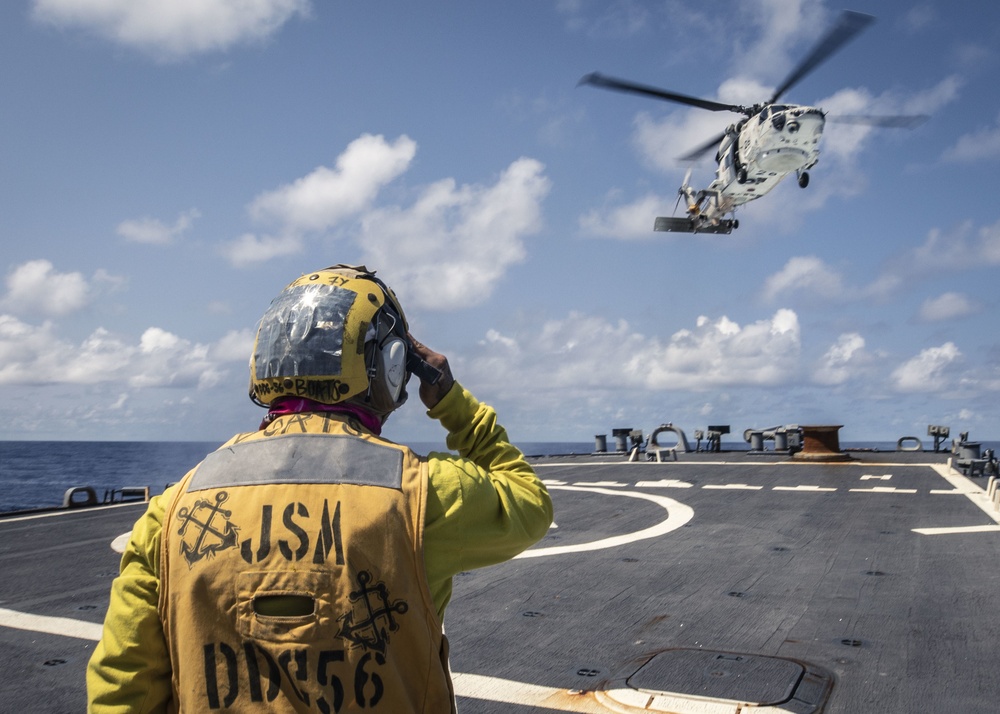 USS John S. McCain BAWT JMSDF Flight Quarters