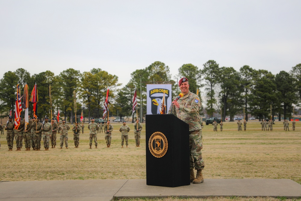 101st Welcomes new Commanding General