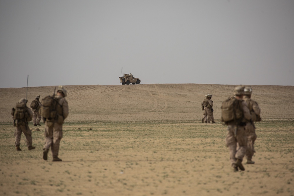 15th MEU Marines conduct company attack rehearsal in Kuwait