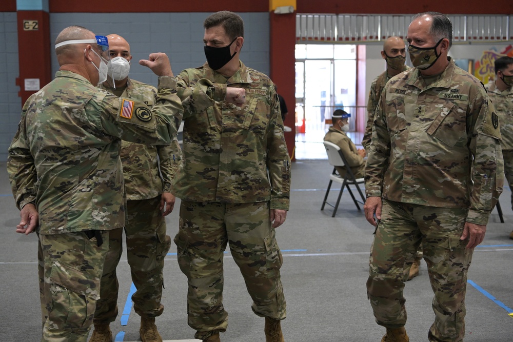 Director of the Air National Guard visits Puerto Rico COVID-19 vaccination site
