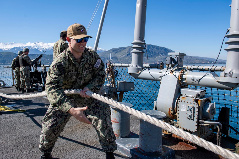 USS Laboon Transits Souda Bay