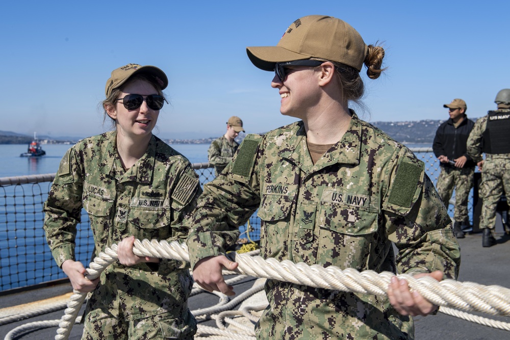 USS Laboon Transits Souda Bay