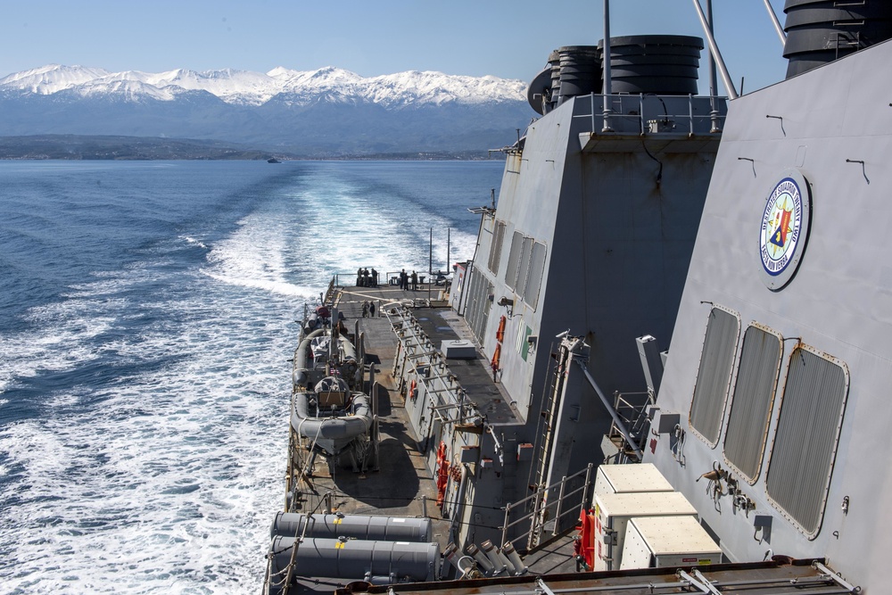USS Laboon Transits Souda Bay