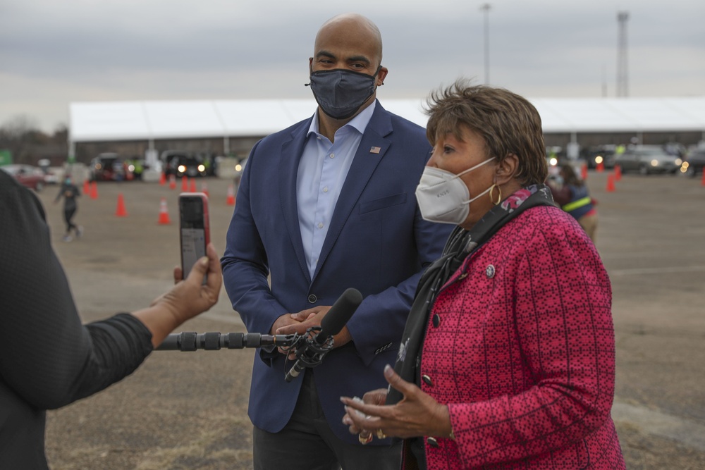 Texas Congressional Representatives Tour Fair Park, Dallas CVC