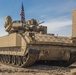 U.S. Army Bradleys Conduct Area Security in Syria