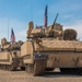 U.S. Army Bradleys Conduct Area Security in Syria
