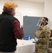 U.S. Army Soldiers inoculate community members before relocating to a new CVC in NJ