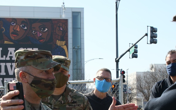 JTF-CS Commanding General Visits Chicago CVC