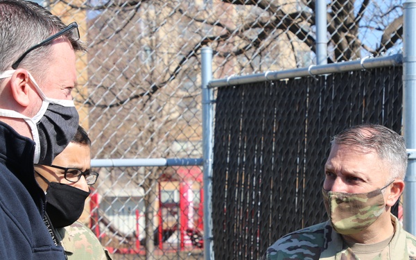 JTF-CS Commanding General Visits Chicago CVC
