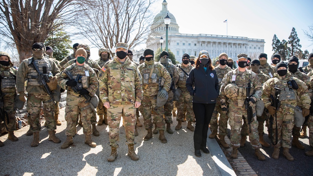 Michigan Gov. Gretchen Whitmer Visits Soldiers in D.C.