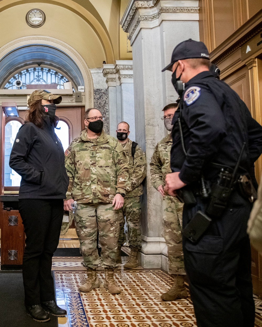 Michigan Gov. Gretchen Whitmer Visits Soldiers in D.C.