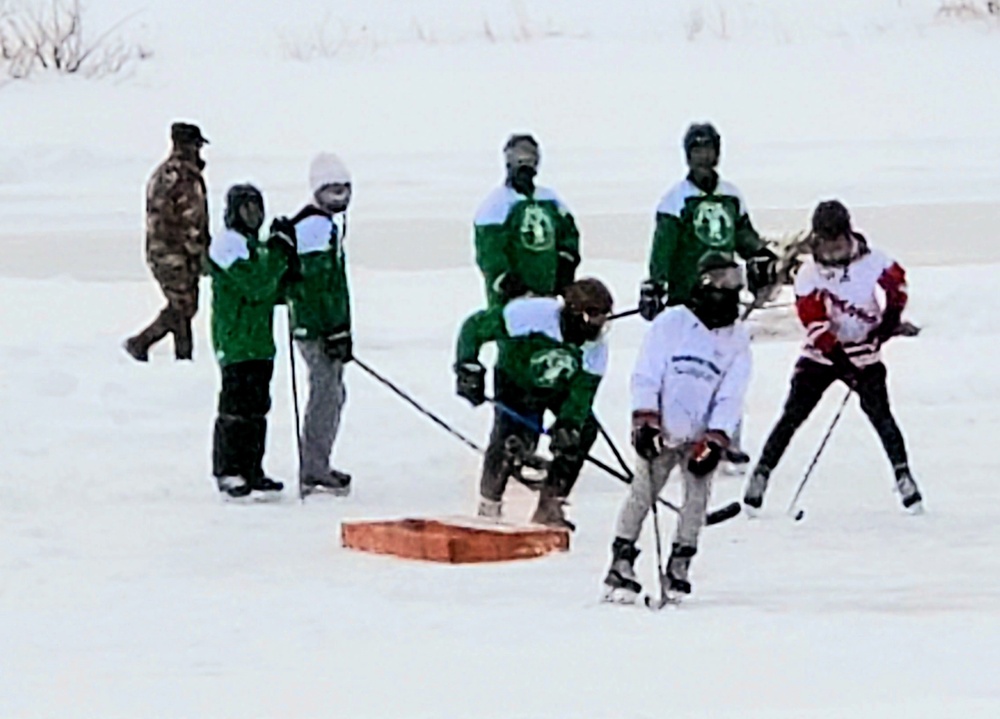 Successful pond hockey tourney held at Fort McCoy; proceeds support AER