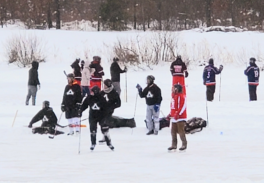 Successful pond hockey tourney held at Fort McCoy; proceeds support AER