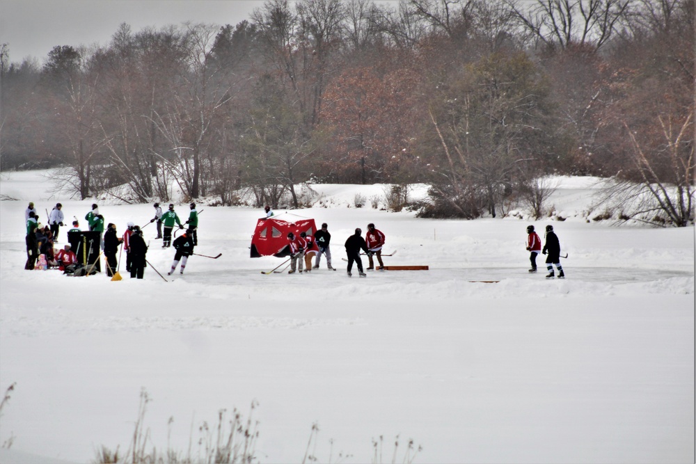 Successful pond hockey tourney held at Fort McCoy; proceeds support AER
