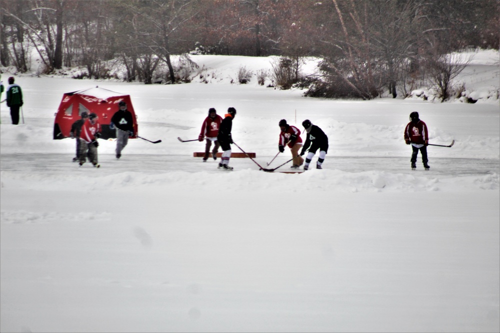 Successful pond hockey tourney held at Fort McCoy; proceeds support AER