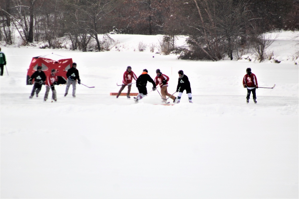 Successful pond hockey tourney held at Fort McCoy; proceeds support AER