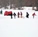 Pond hockey tourney action at Fort McCoy