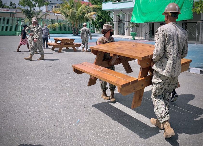 Task Force Oceania and Seabees Team Up in Timor Leste