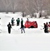 Pond hockey tourney action at Fort McCoy