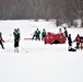 Pond hockey tourney action at Fort McCoy