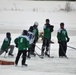 Pond hockey tourney action at Fort McCoy