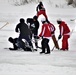 Pond hockey tourney action at Fort McCoy