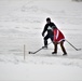 Pond hockey tourney action at Fort McCoy