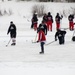 Pond hockey tourney action at Fort McCoy