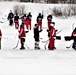 Pond hockey tourney action at Fort McCoy