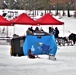 Pond hockey tourney action at Fort McCoy