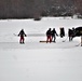 Pond hockey tourney action at Fort McCoy