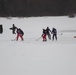 Pond hockey tourney action at Fort McCoy