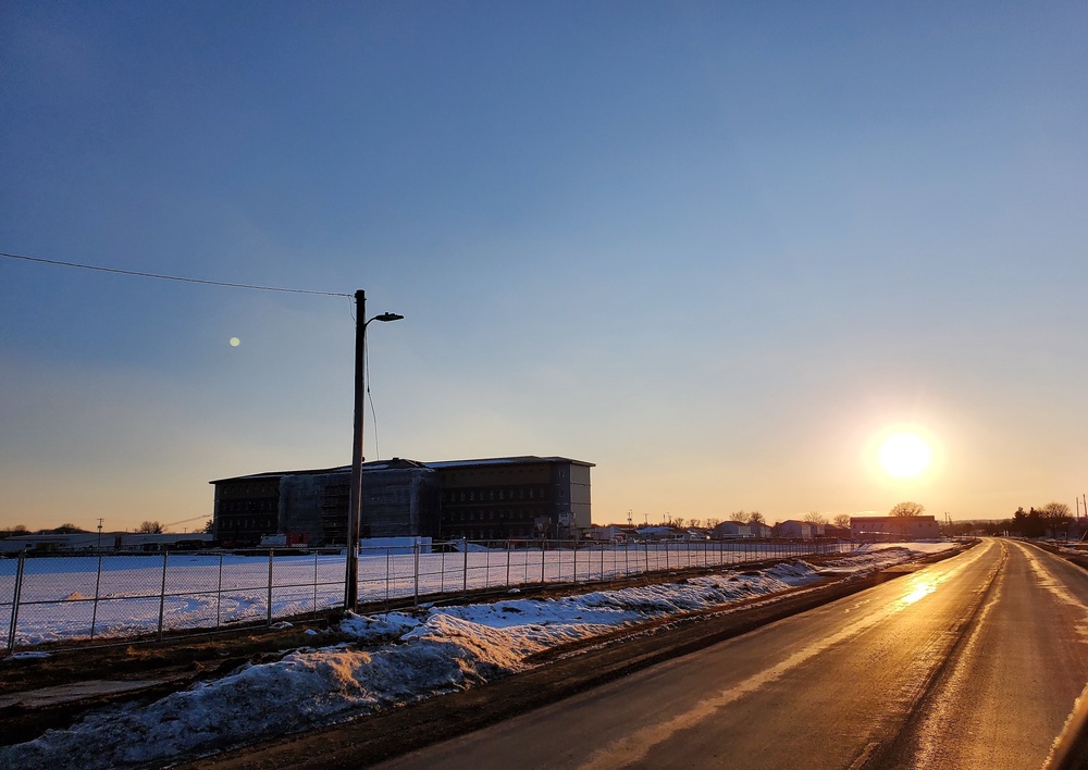 February Sunset at Fort McCoy