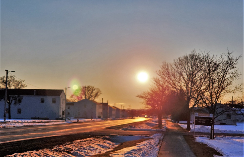 February Sunset at Fort McCoy