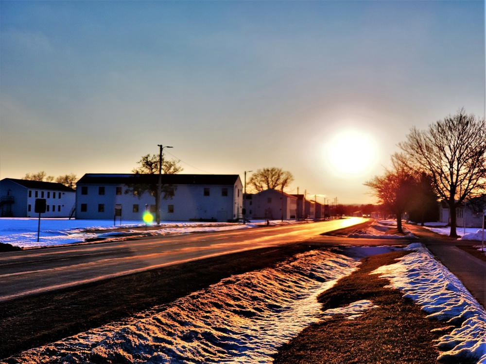February Sunset at Fort McCoy