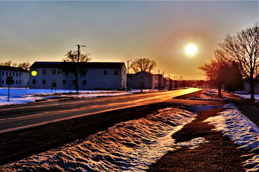 February Sunset at Fort McCoy