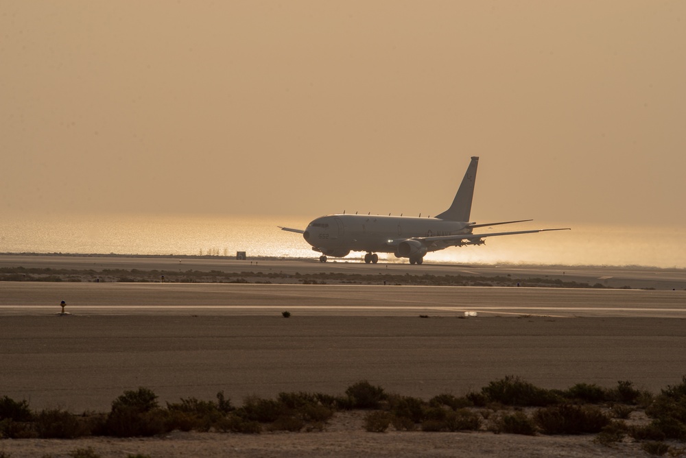 P-8A Takes off from U.S. 5th Fleet AOR