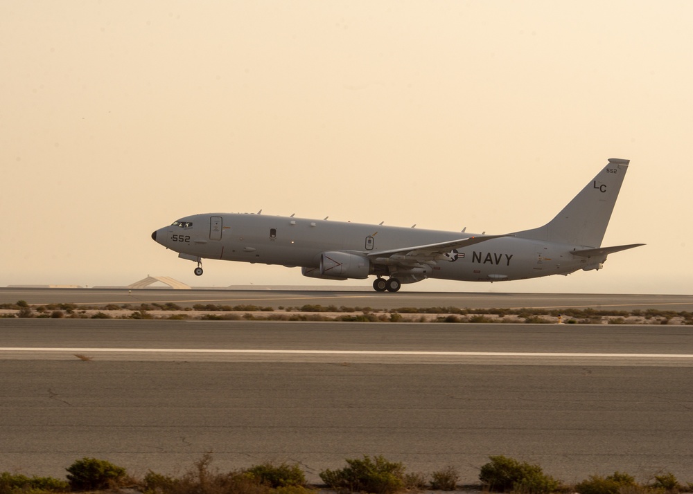 P-8A Takes off from U.S. 5th Fleet AOR