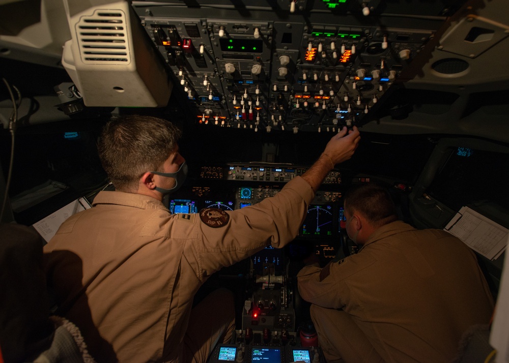 VP-8 Pilots Perform Pre-Flight Checks