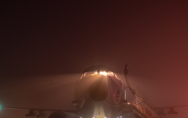 P-8A Parked on Flight Line in U.S. 5th Fleet