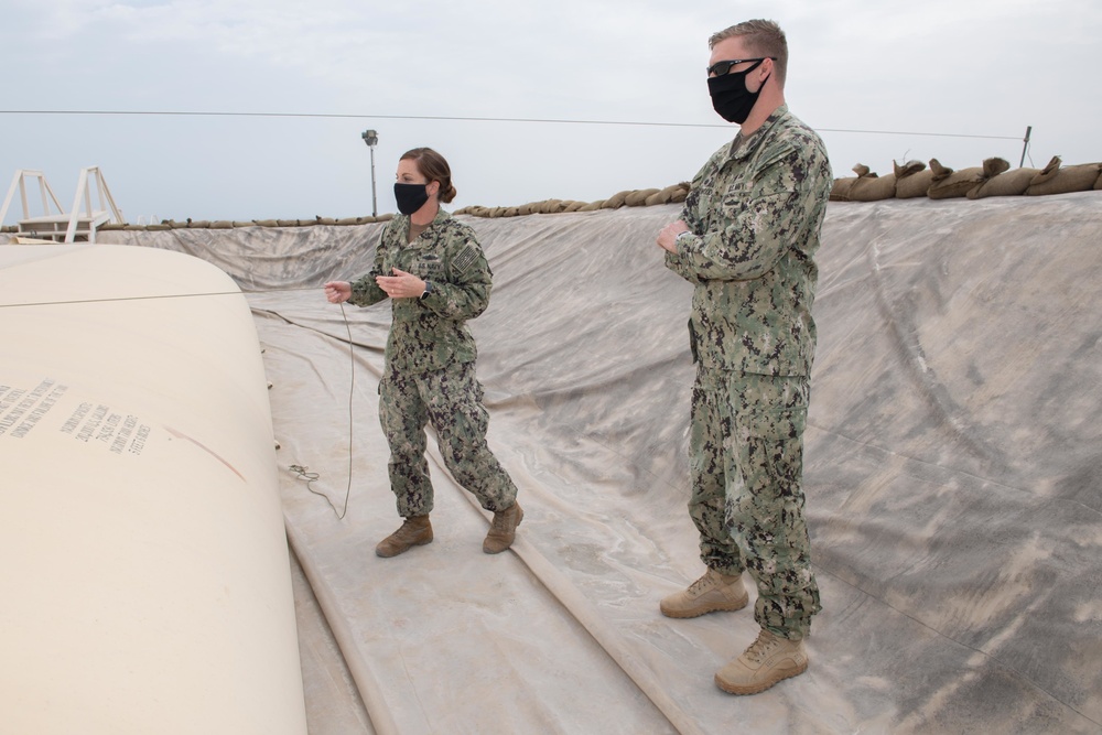 CTF 56 CO Conducts a Site Tour