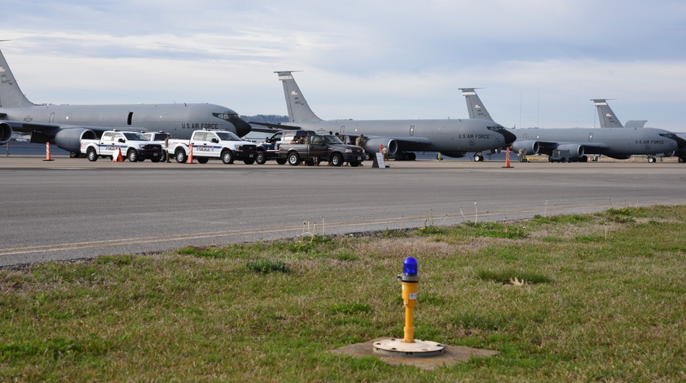 117 ARW KC-135R on the Flightline